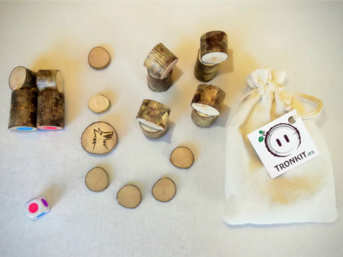 Juguete de madera Que Viene El Lobo - Tronkit